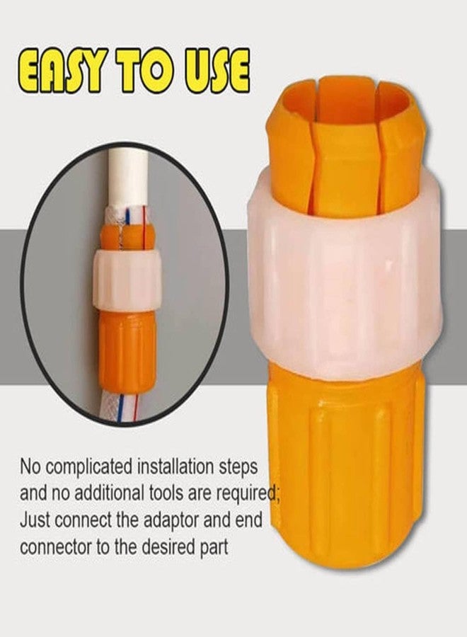 Hidak Coupling Mesh Water Pipe Fitting Hose Connection | Hard Pipe Universal Quick Water Nozzle Connector | Quick Tap Connector. (10) - Image 4